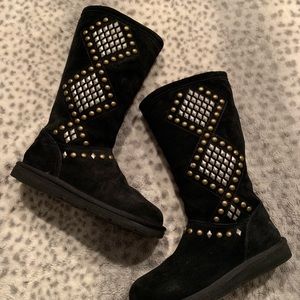 UGG Avondale Black Studded Boot